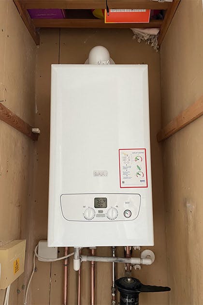Baxi boiler installed