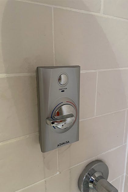 New shower installation